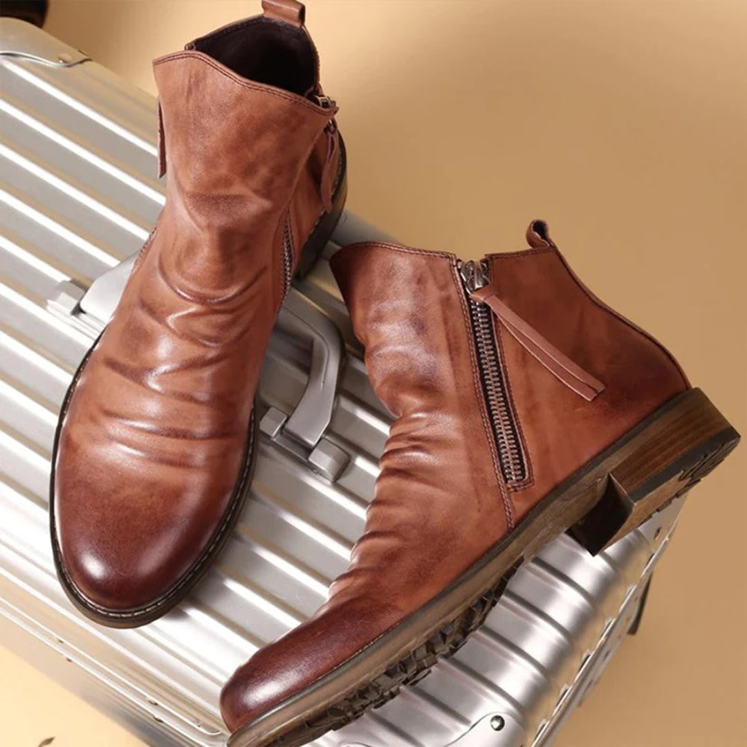 Morgan Richards Zipper Boots - [Ezra Daniel]