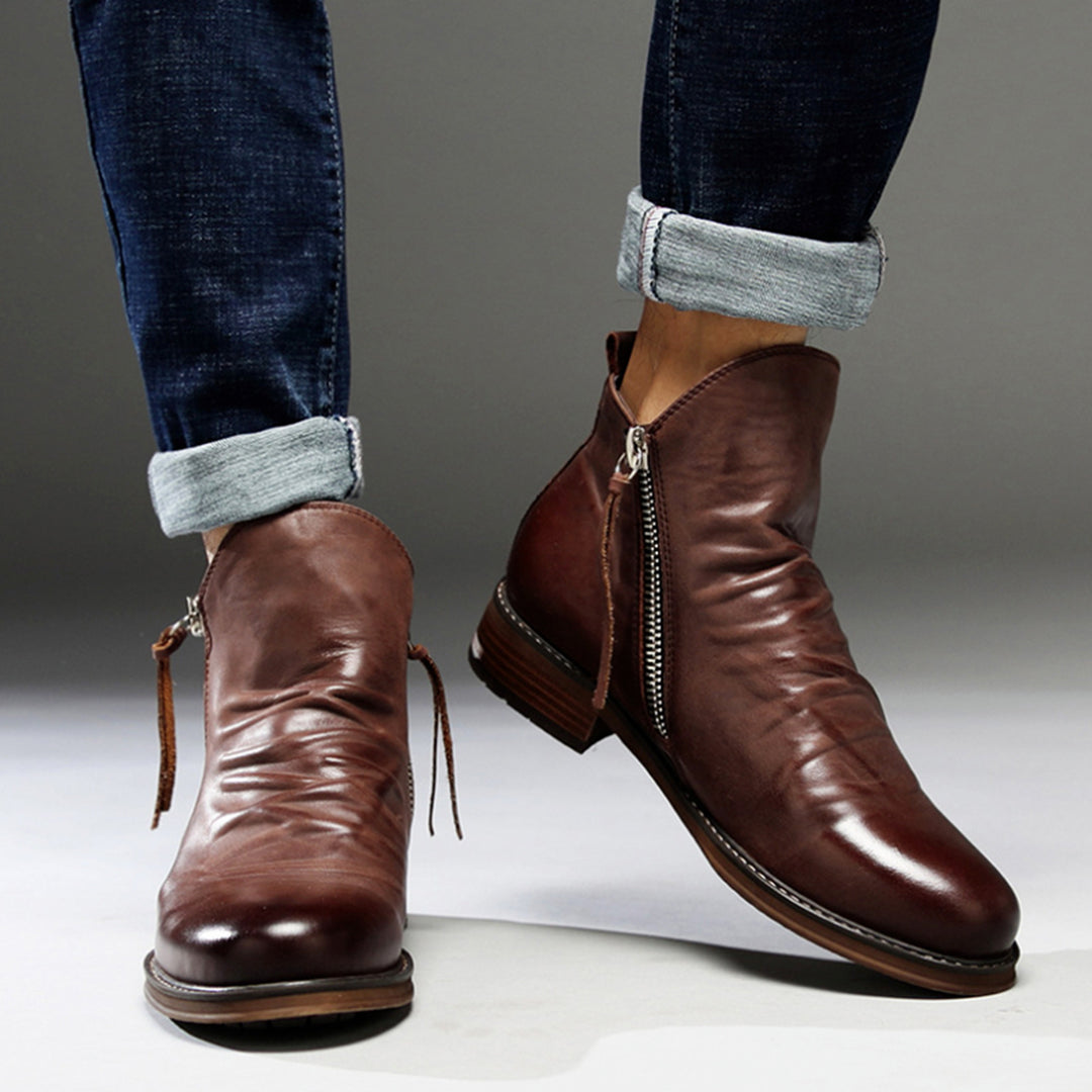Morgan Richards Zipper Boots - [Ezra Daniel]