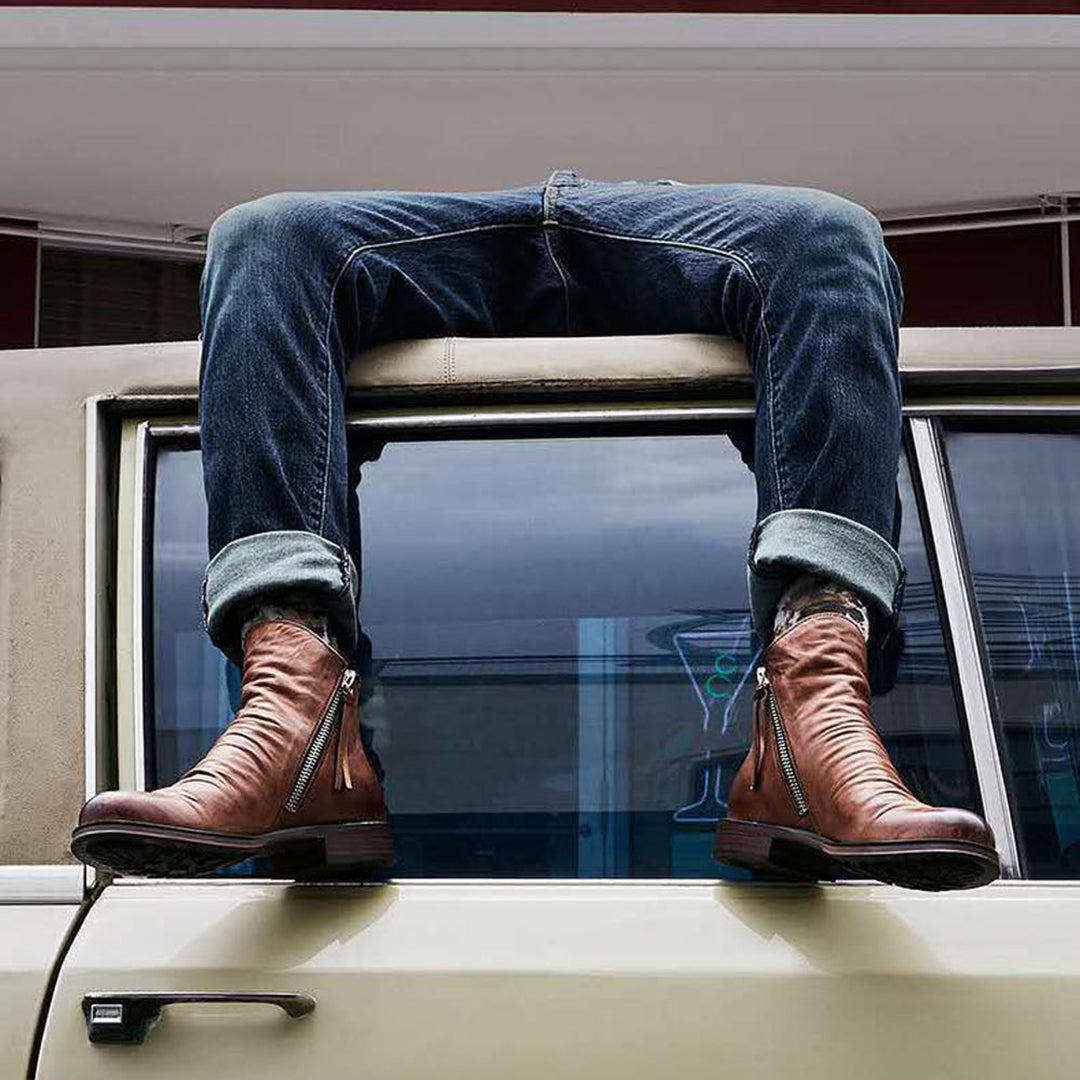 Morgan Richards Zipper Boots - [Ezra Daniel]