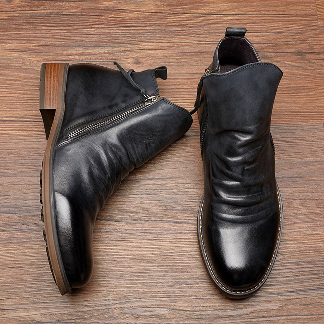 Morgan Richards Zipper Boots - [Ezra Daniel]