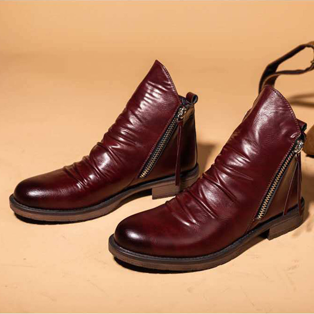 Morgan Richards Zipper Boots - [Ezra Daniel]