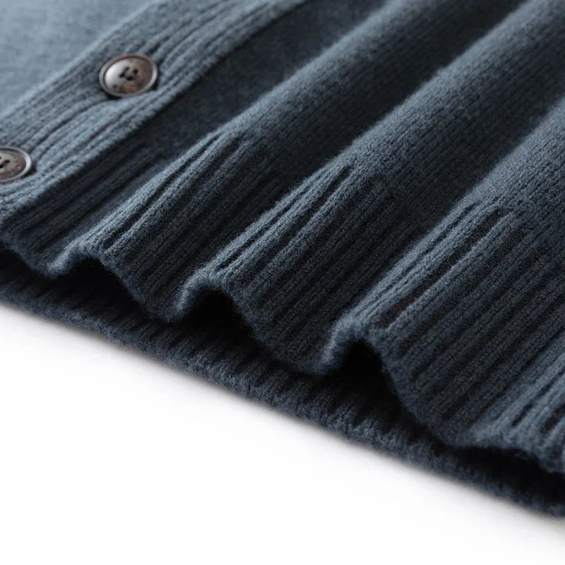 Nelson Pierre Wool Cardigan - [Ezra Daniel]