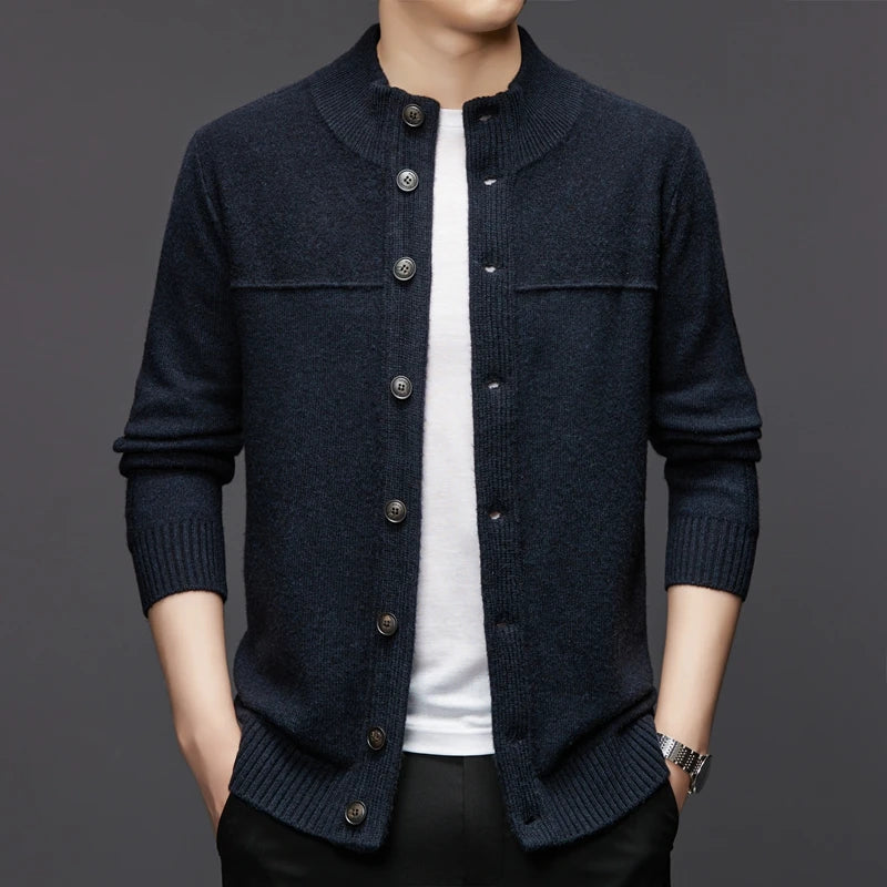 Nelson Pierre Wool Cardigan - [Ezra Daniel]