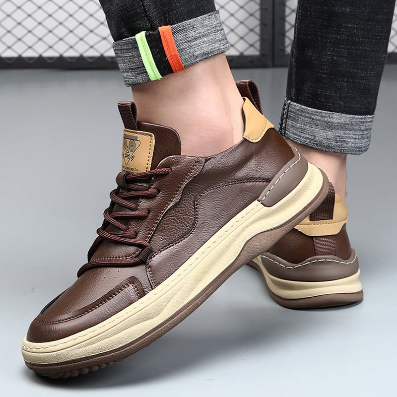 Nicolo Milano Leather Sneakers - [Ezra Daniel]