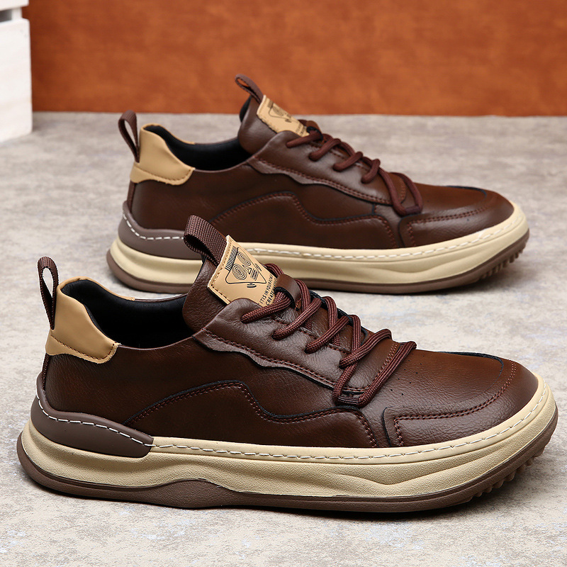 Nicolo Milano Leather Sneakers - [Ezra Daniel]