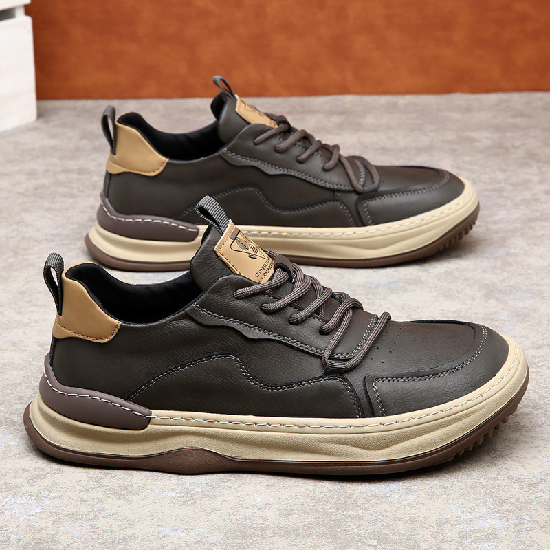 Nicolo Milano Leather Sneakers - [Ezra Daniel]