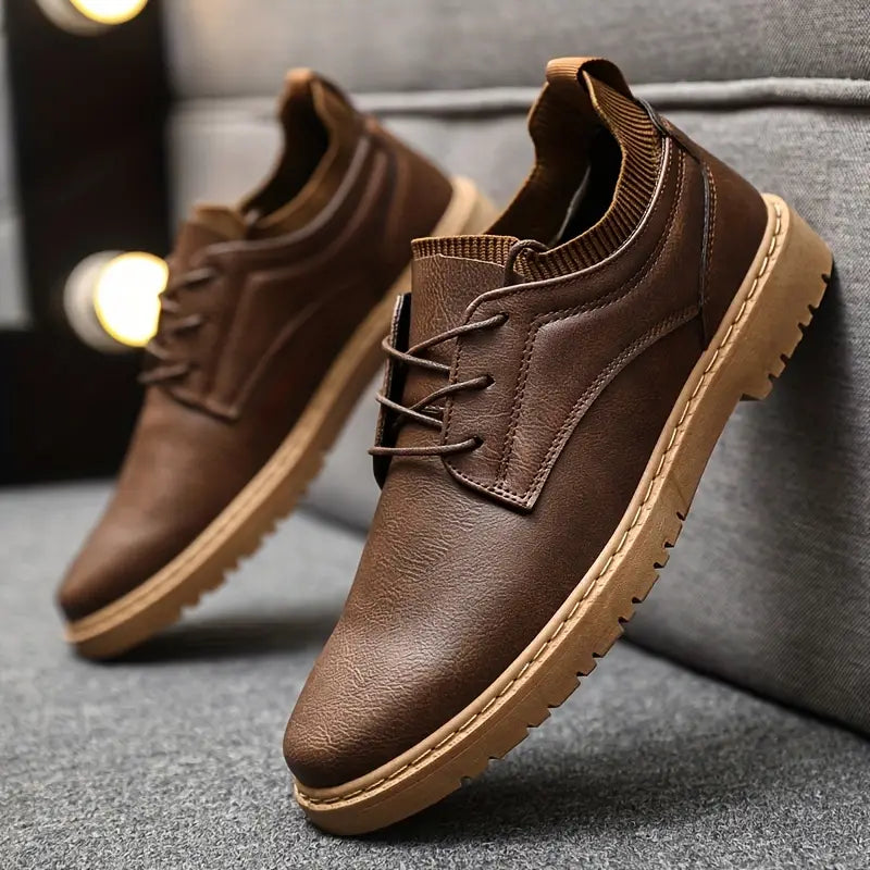 Nolan Classic Leather Shoes - [Ezra Daniel]