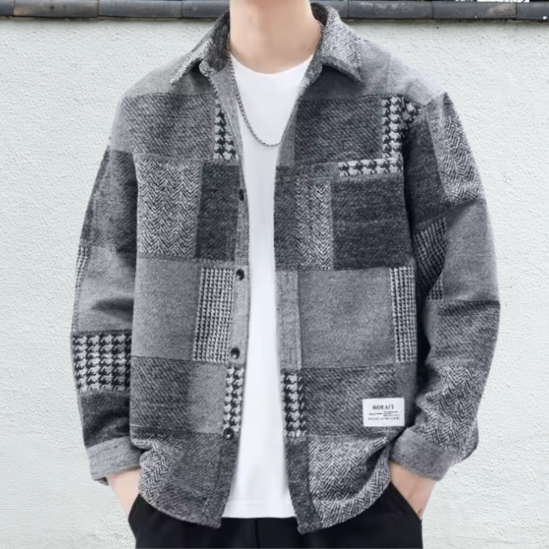 Patchwork Flannel Shacket - [Ezra Daniel]