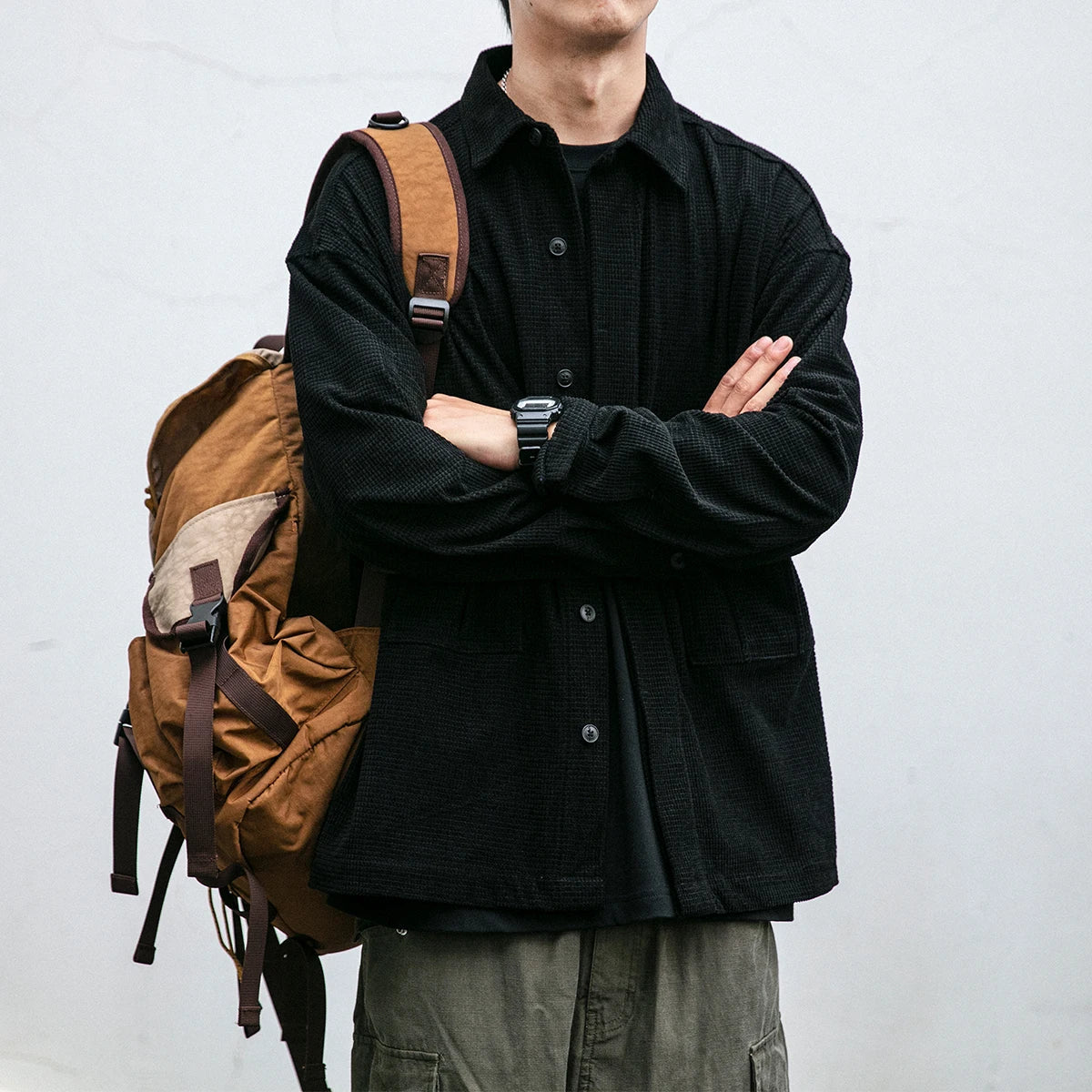 Pierre Waffle Knit Shirt - [Ezra Daniel]