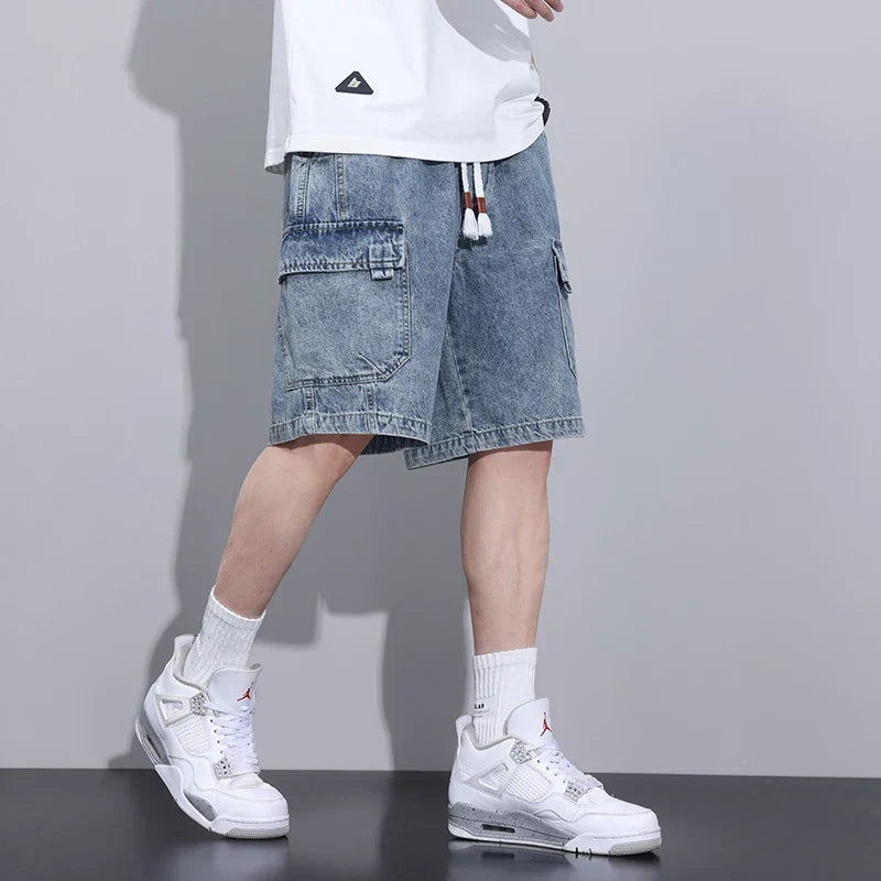 Quinn Denim Shorts - [Ezra Daniel]