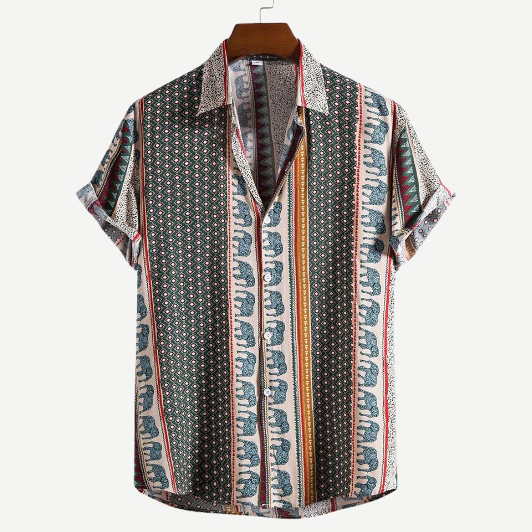 Safari Geometric Shirt - [Ezra Daniel]