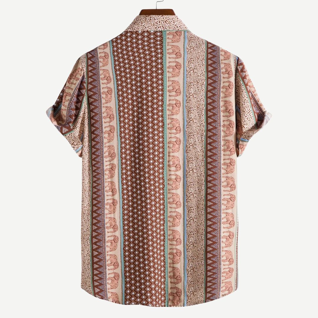 Safari Geometric Shirt - [Ezra Daniel]