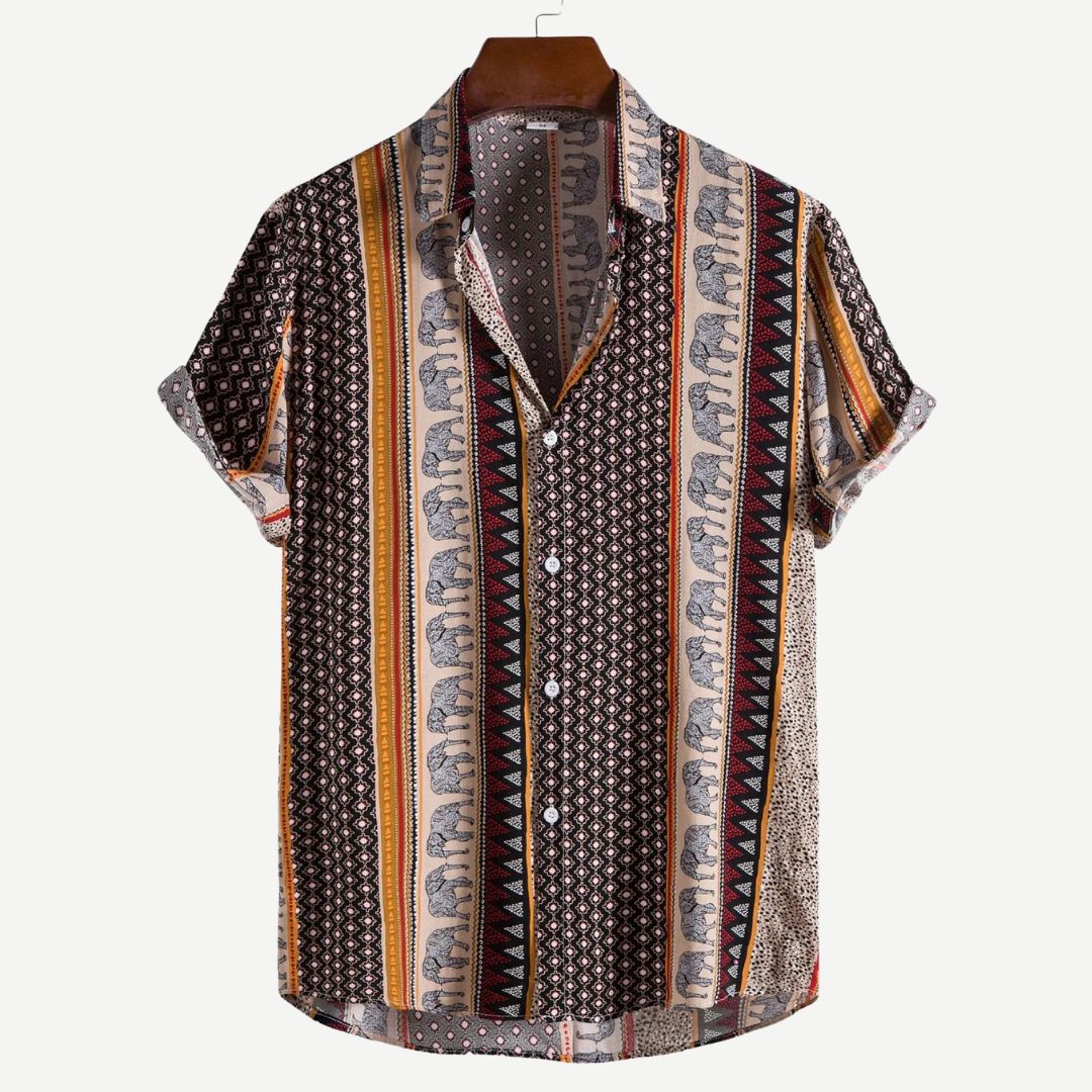 Safari Geometric Shirt - [Ezra Daniel]