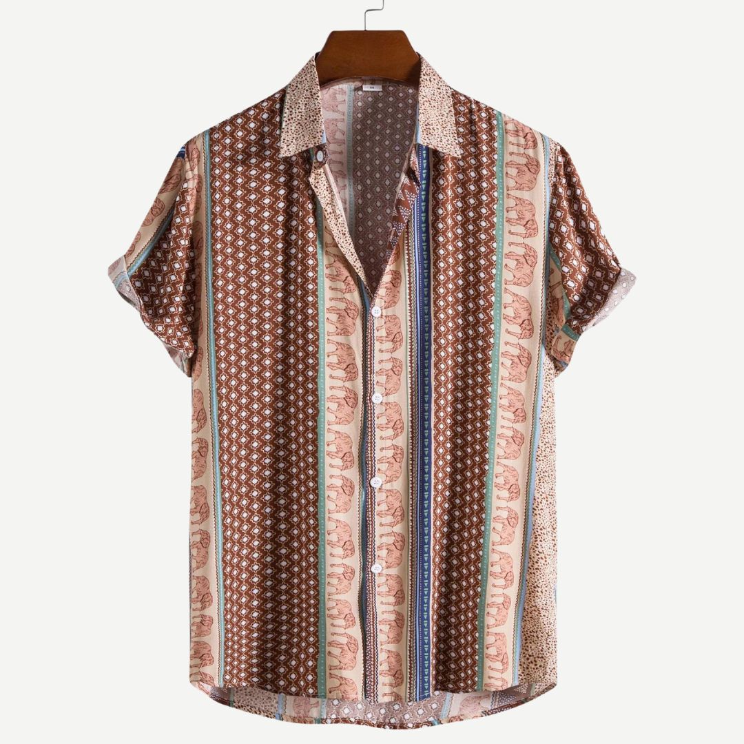 Safari Geometric Shirt - [Ezra Daniel]