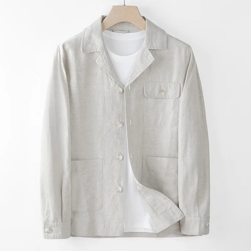 Salford Linen Jacket - [Ezra Daniel]