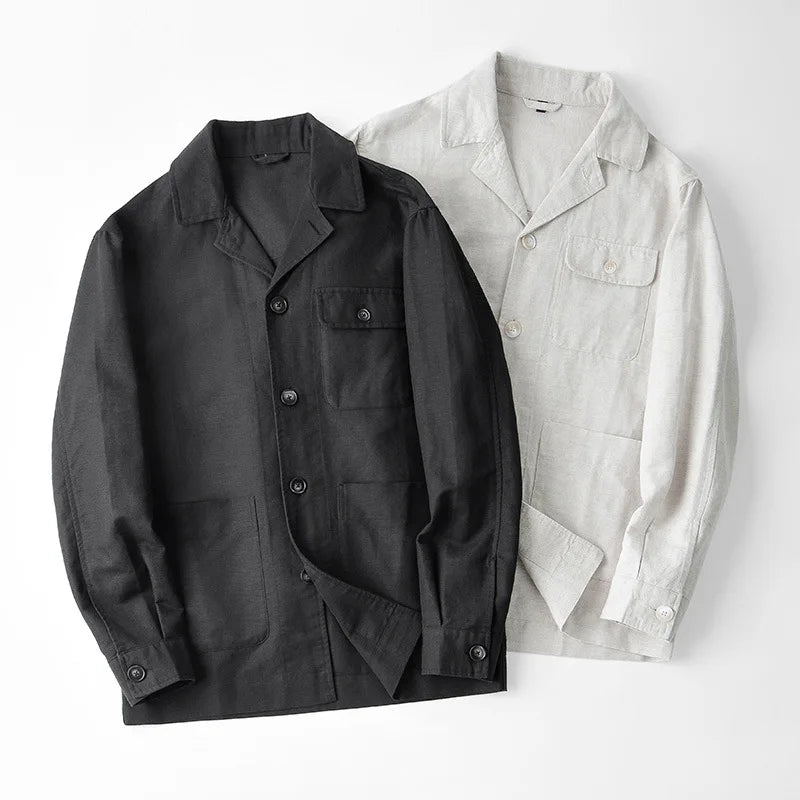Salford Linen Jacket - [Ezra Daniel]