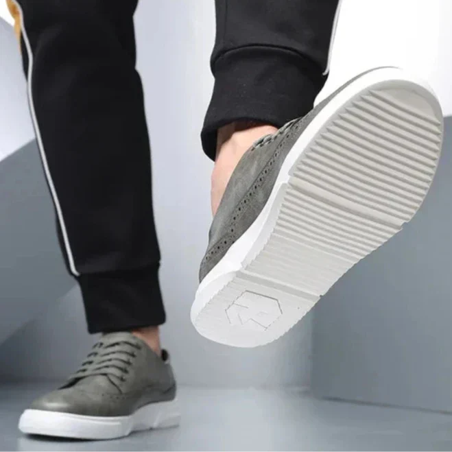 Sanders Leather Sneakers - [Ezra Daniel]