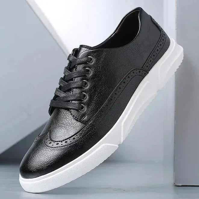 Sanders Leather Sneakers - [Ezra Daniel]