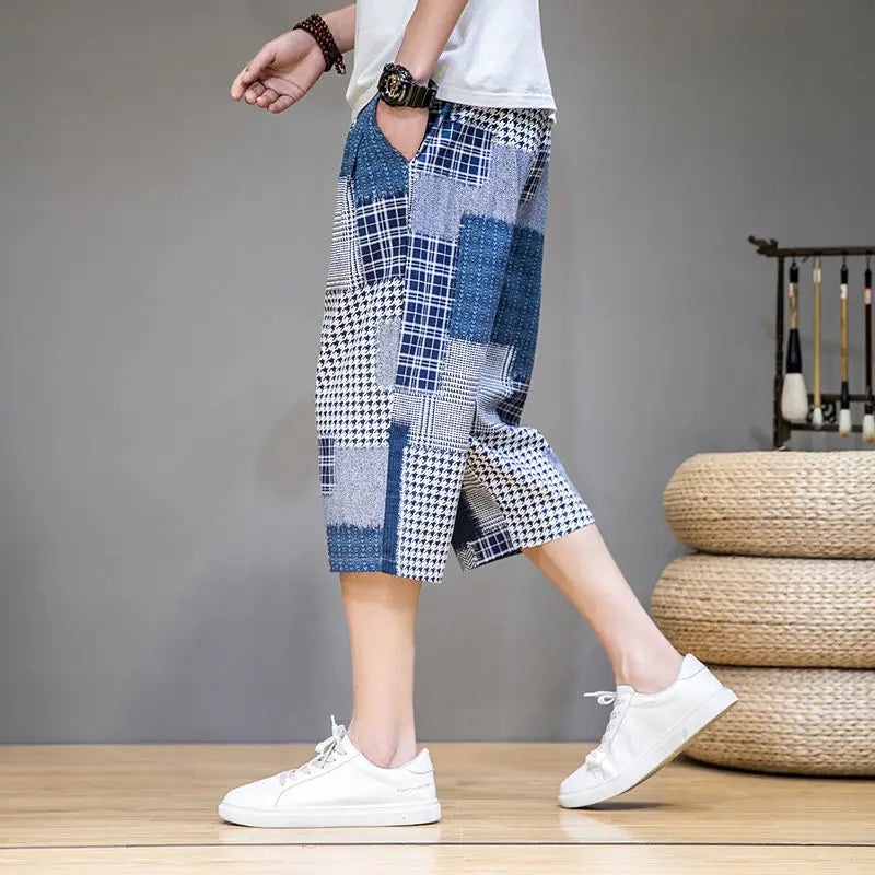 Sean Patchwork Shorts - [Ezra Daniel]