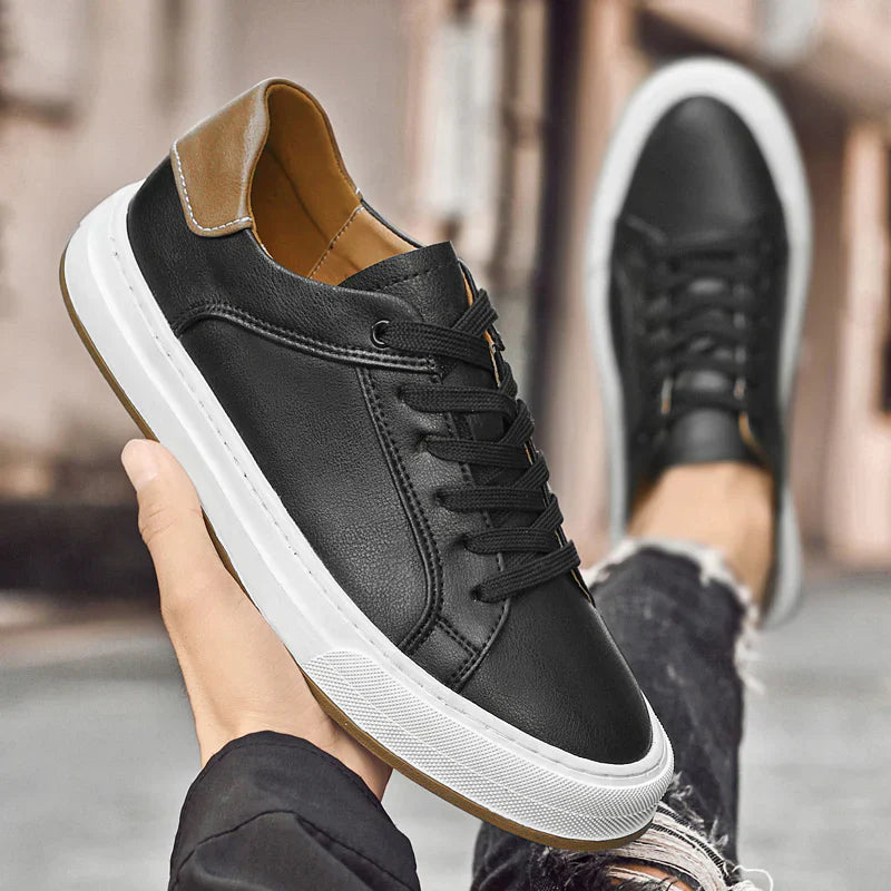 Sicily Leather Sneakers - [Ezra Daniel]