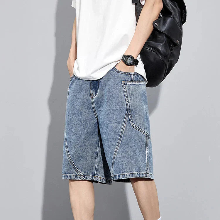 Street Denim Shorts - [Ezra Daniel]