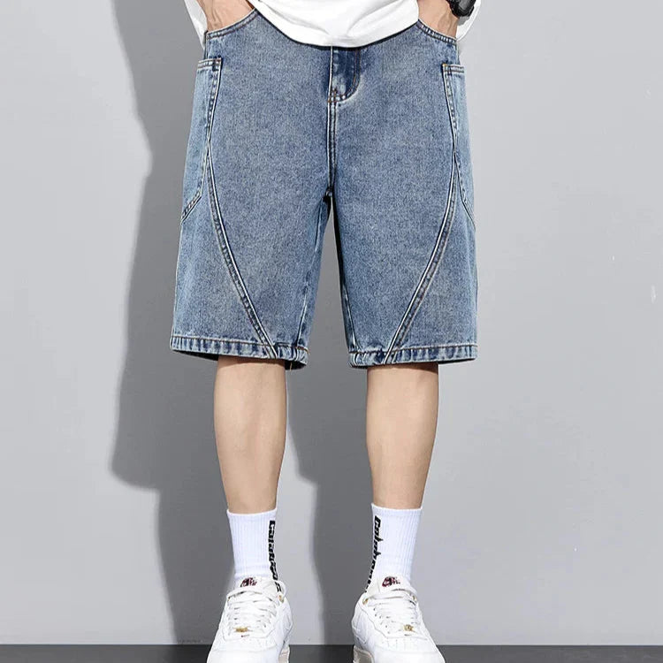 Street Denim Shorts - [Ezra Daniel]