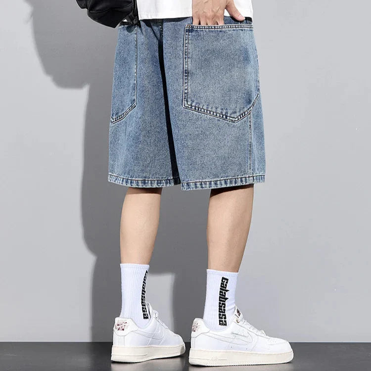 Street Denim Shorts - [Ezra Daniel]