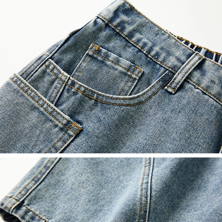 Street Denim Shorts - [Ezra Daniel]