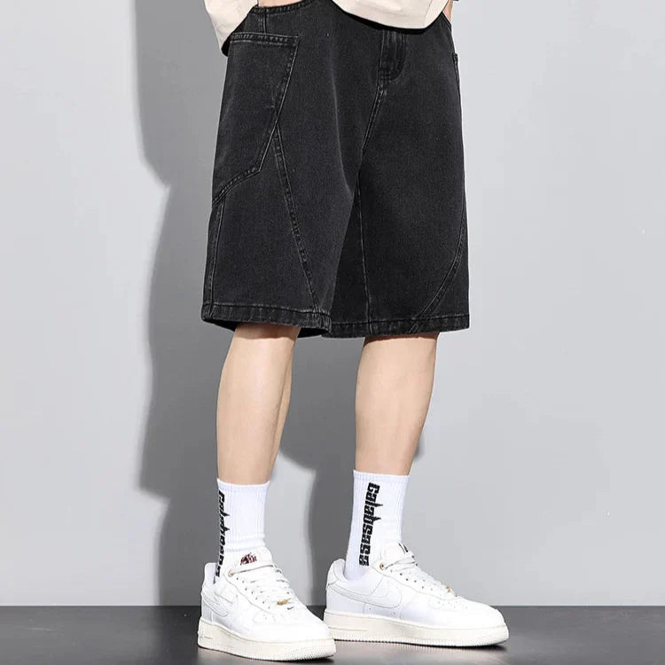 Street Denim Shorts - [Ezra Daniel]