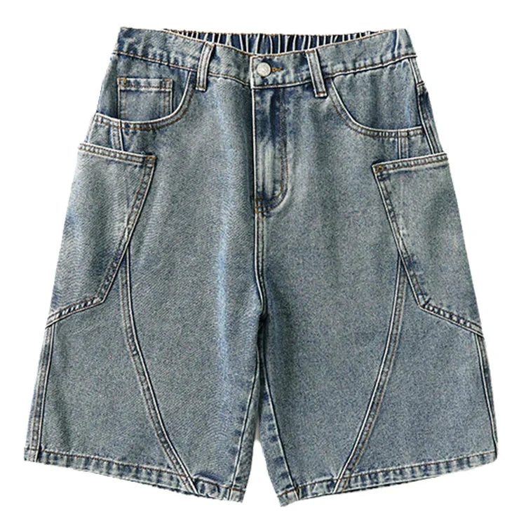 Street Denim Shorts - [Ezra Daniel]