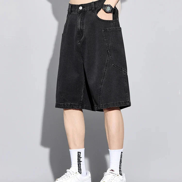 Street Denim Shorts - [Ezra Daniel]