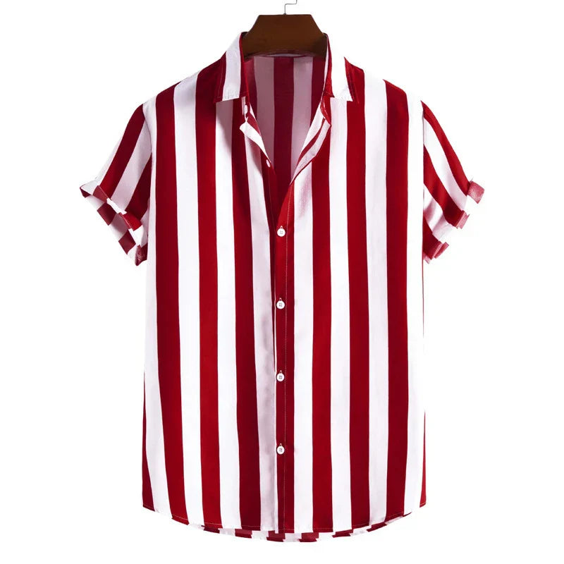 Stripe Button-Up Shirt - [Ezra Daniel]