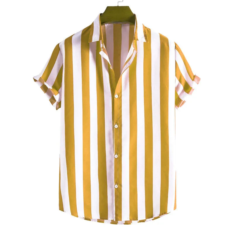 Stripe Button-Up Shirt - [Ezra Daniel]