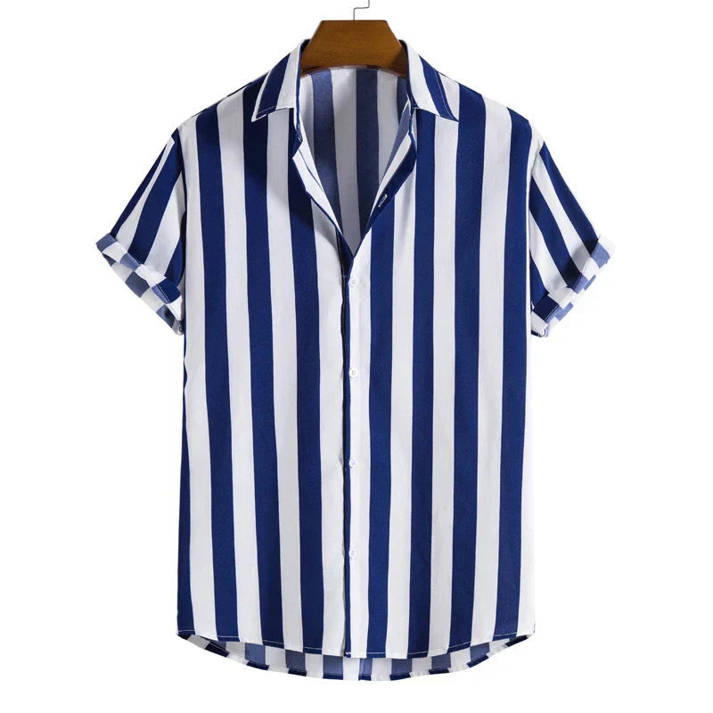 Stripe Button-Up Shirt - [Ezra Daniel]