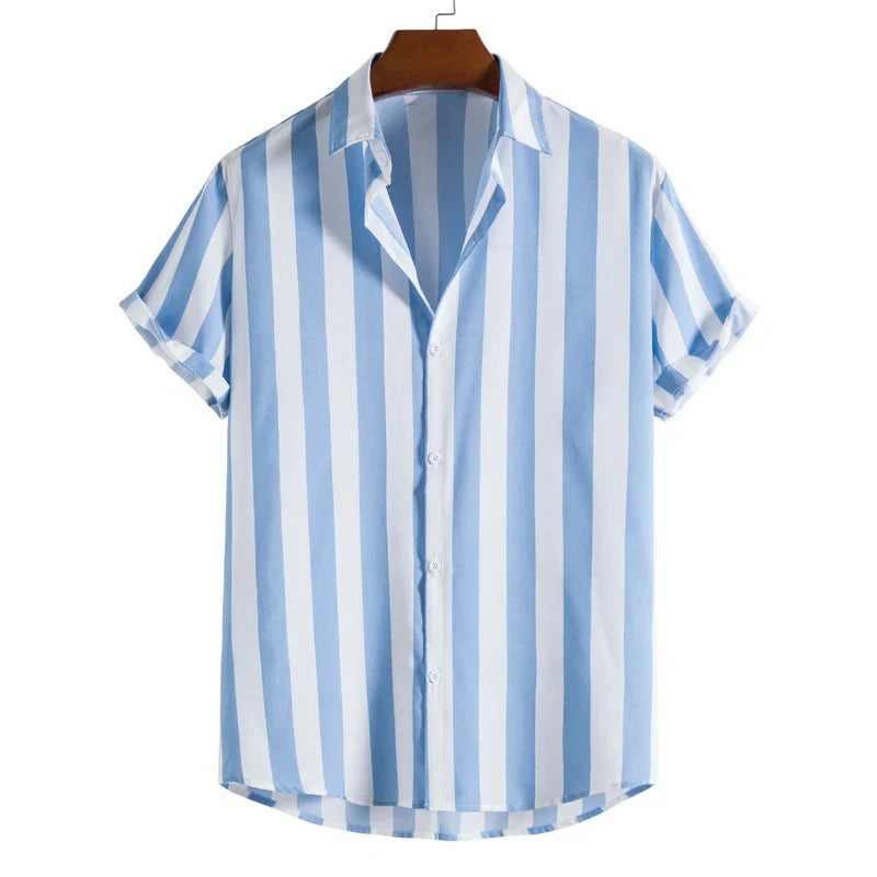 Stripe Button-Up Shirt - [Ezra Daniel]