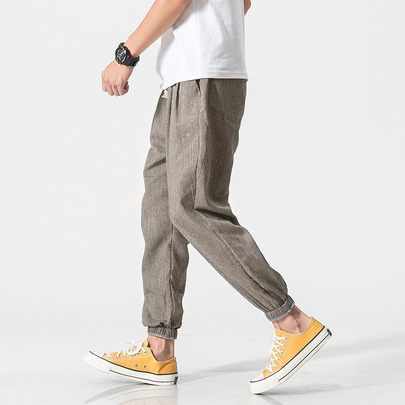 Thomas Linen Joggers - [Ezra Daniel]