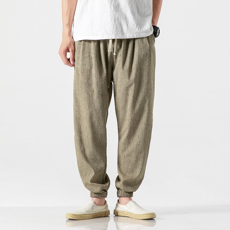 Thomas Linen Joggers - [Ezra Daniel]