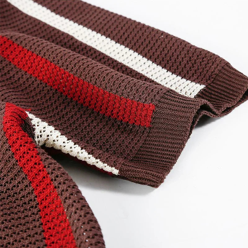 Thomas Open Knit Polo - [Ezra Daniel]