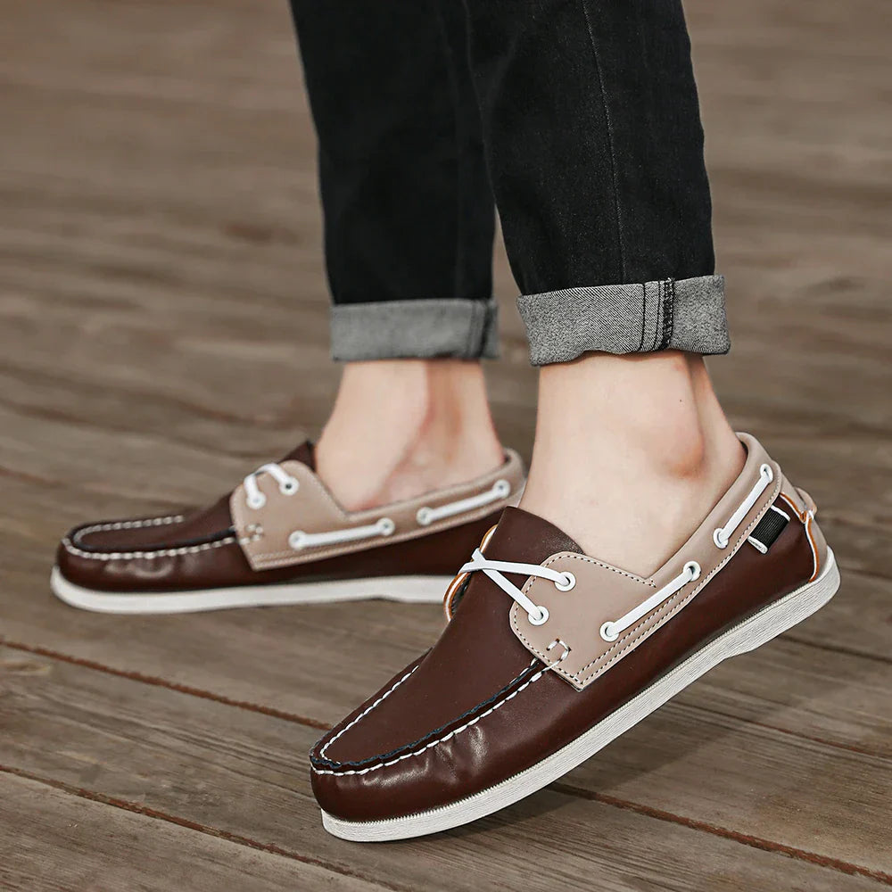 Thomas Richards Boat Shoes - [Ezra Daniel]