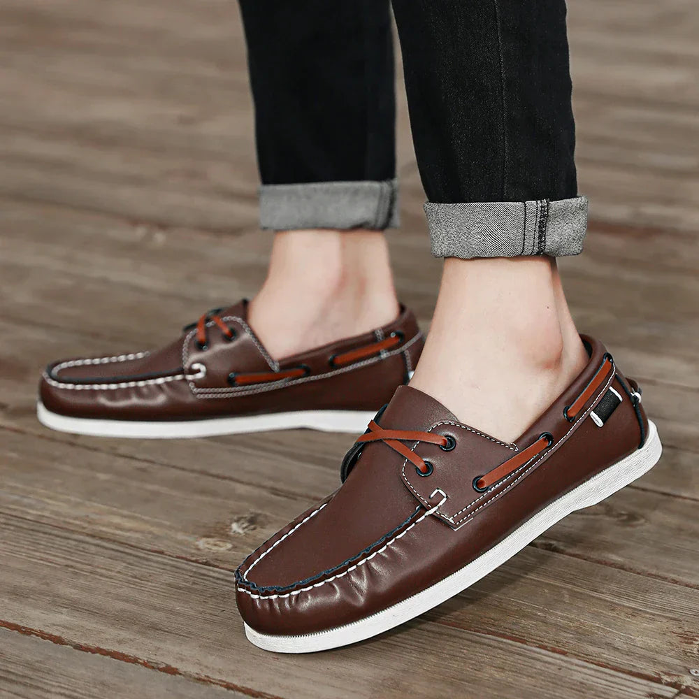 Thomas Richards Boat Shoes - [Ezra Daniel]