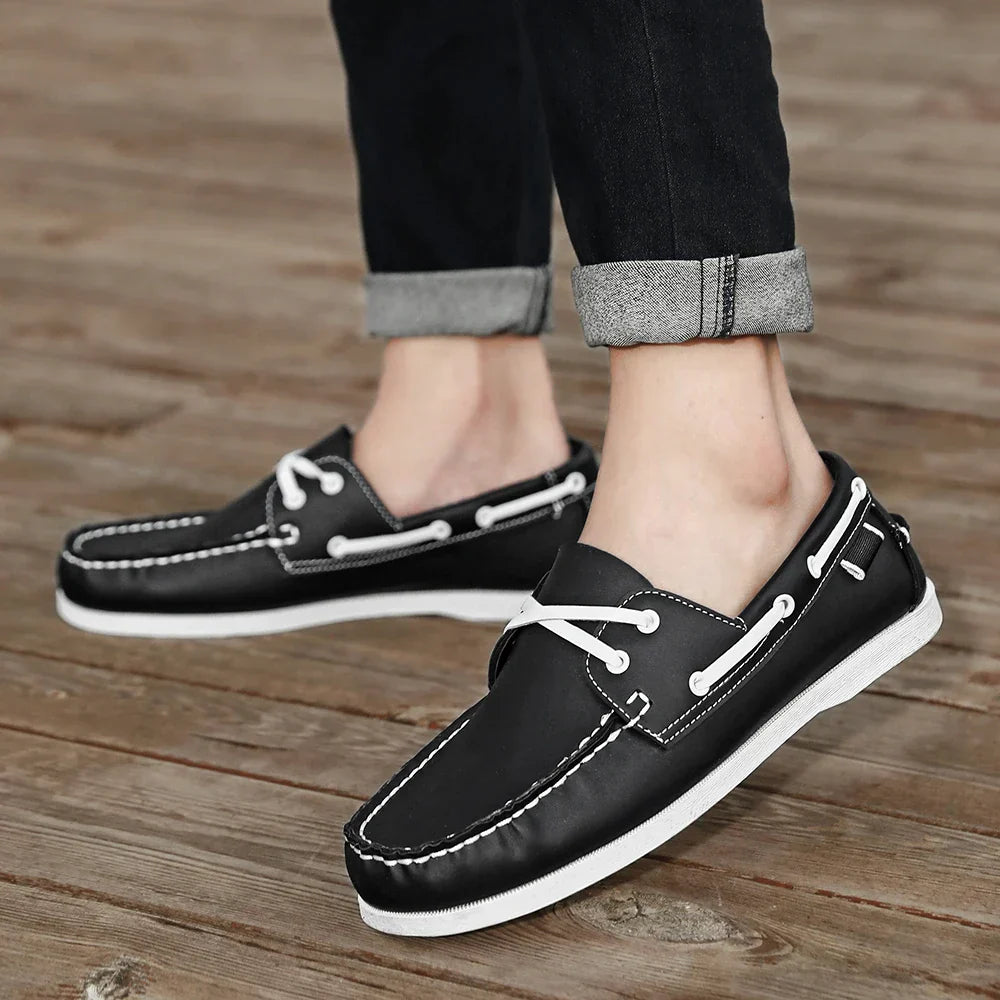 Thomas Richards Boat Shoes - [Ezra Daniel]
