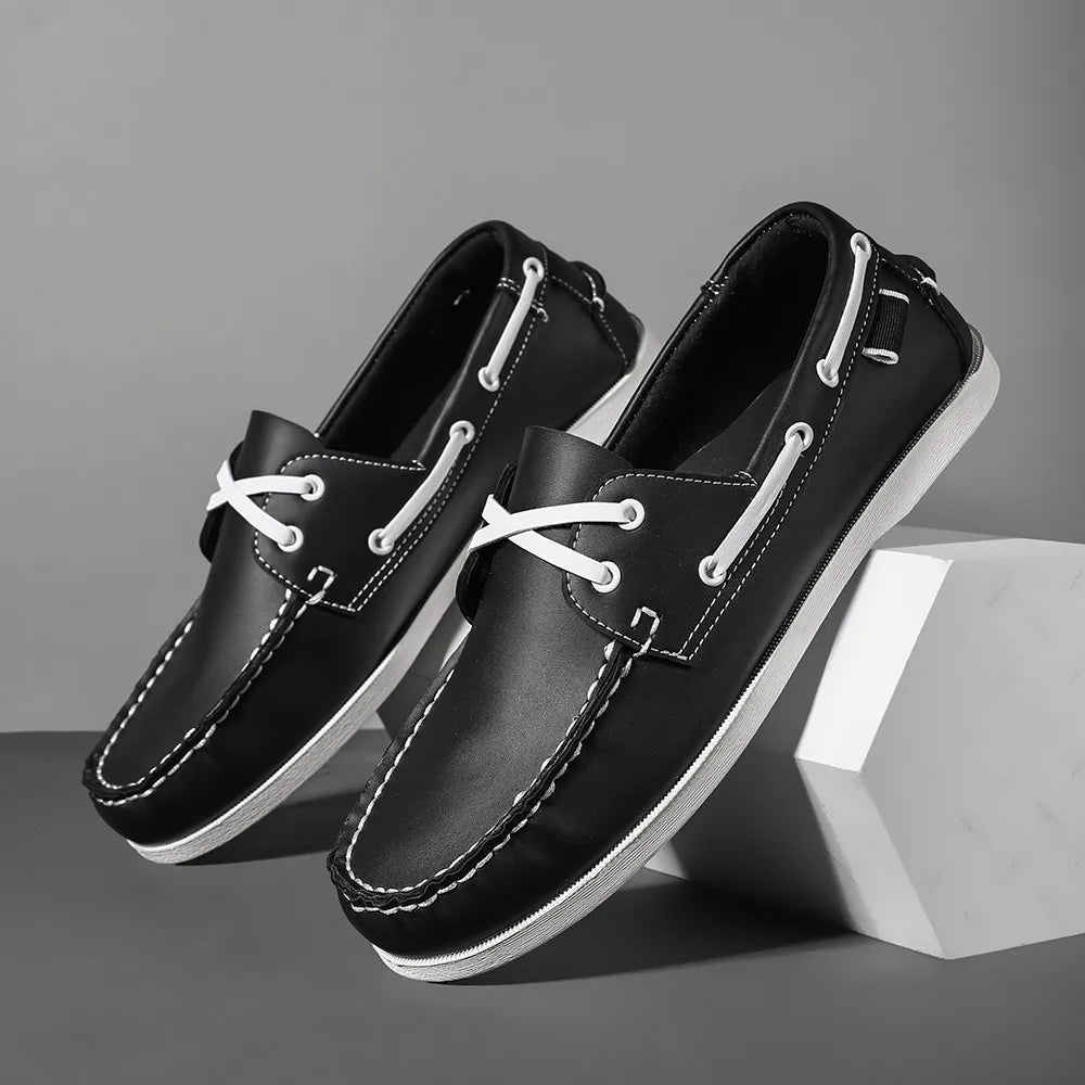 Thomas Richards Boat Shoes - [Ezra Daniel]