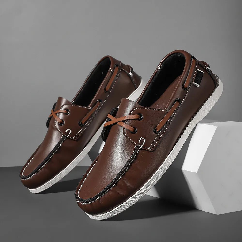 Thomas Richards Boat Shoes - [Ezra Daniel]