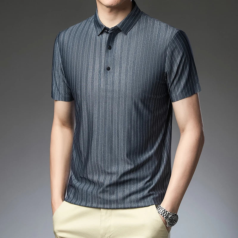 Velaro Silken Striped Shirt - [Ezra Daniel]