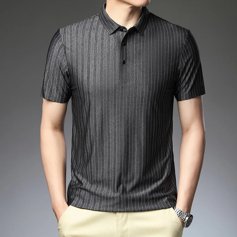 Velaro Silken Striped Shirt - [Ezra Daniel]