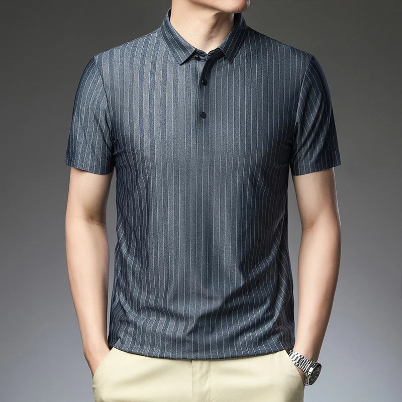 Velaro Silken Striped Shirt - [Ezra Daniel]