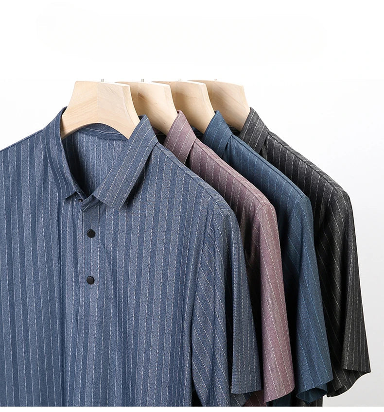 Velaro Silken Striped Shirt - [Ezra Daniel]