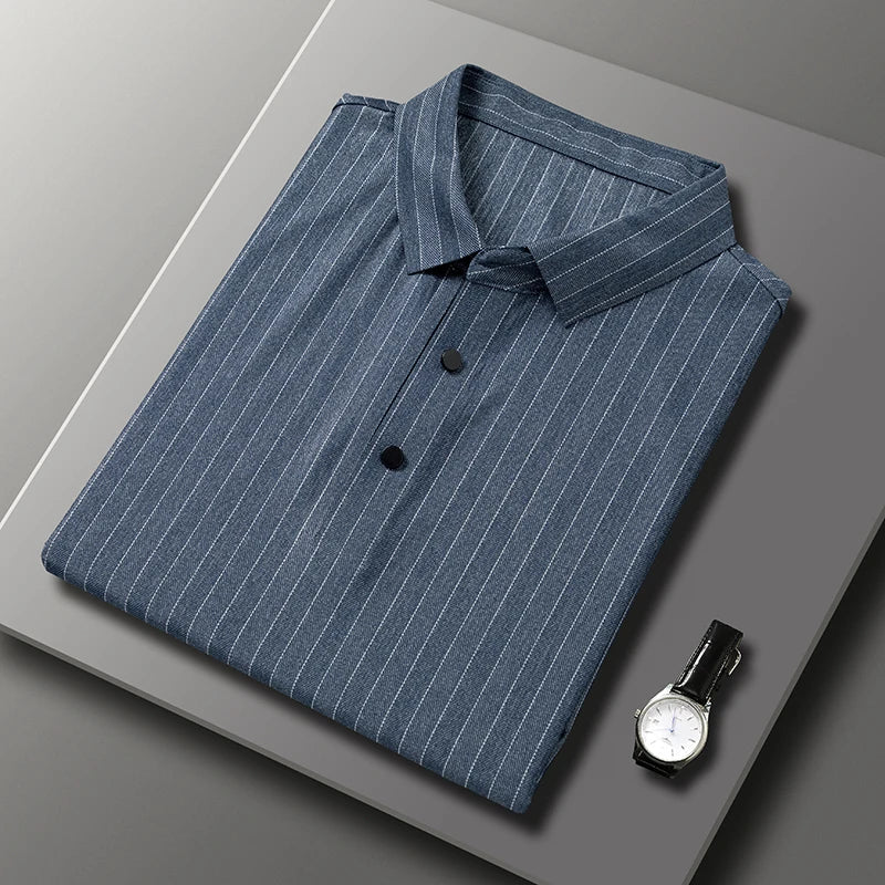 Velaro Silken Striped Shirt - [Ezra Daniel]