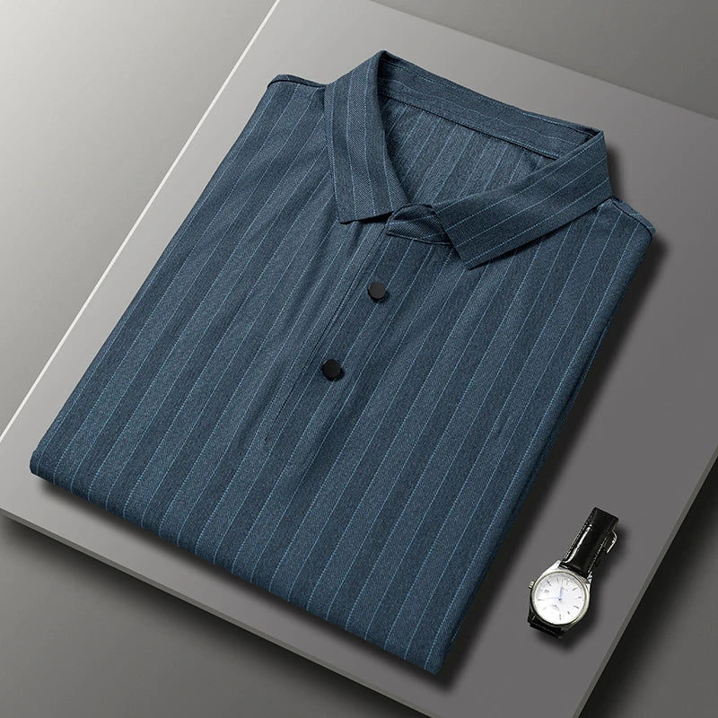 Velaro Silken Striped Shirt - [Ezra Daniel]