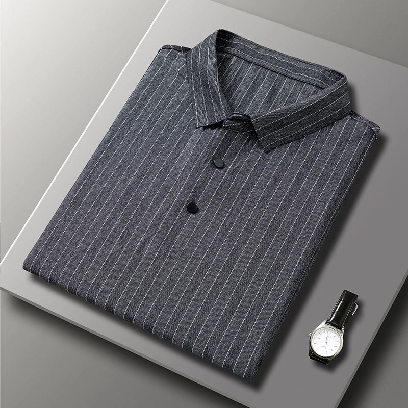 Velaro Silken Striped Shirt - [Ezra Daniel]